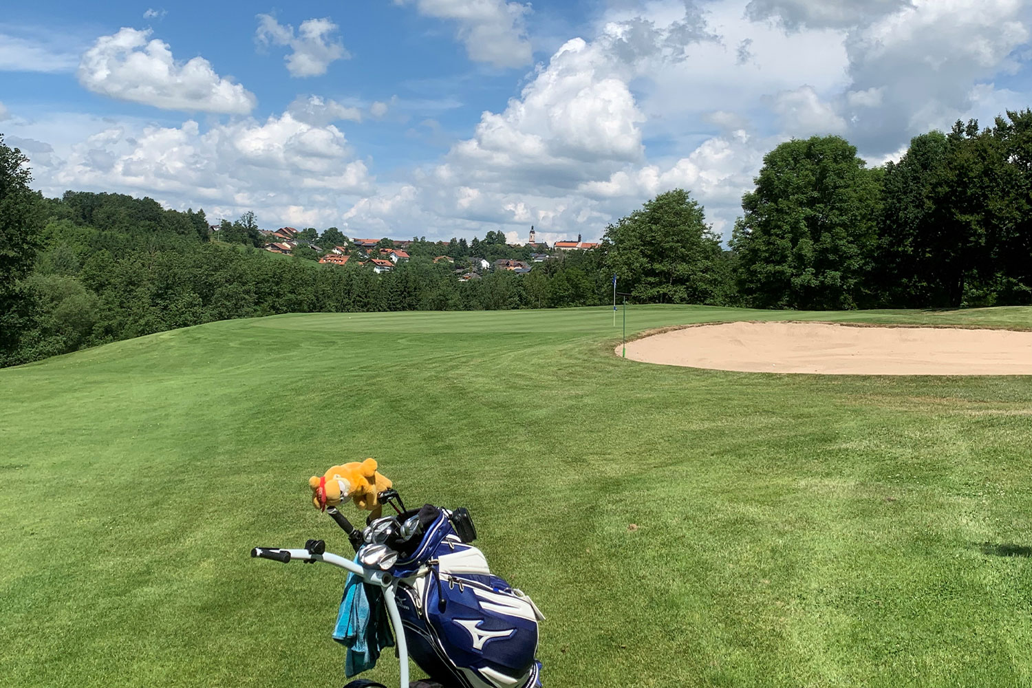 Sandbunker im Donau Golf Club Passau-Raßbach e. V.